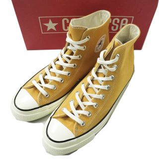 コンバース(CONVERSE)のCONVERSE コンバース CT70 CHUCK TAYLOR ALL STAR 1970 HI チャックテイラー オールスター キャンバス ハイカット 159189C US9(27.5cm) SUN FLOWER YELLOW 三ツ星 スニーカー シューズ【新古品】【中古】【CONVERSE】(スニーカー)