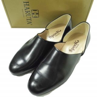 ハルタ(HARUTA)のHARUTA ハルタ 日本製 850 Spock Shoes スポックシューズ 251/2 BLACK ドクターシューズ シューズ【新古品】【中古】【HARUTA】(ドレス/ビジネス)