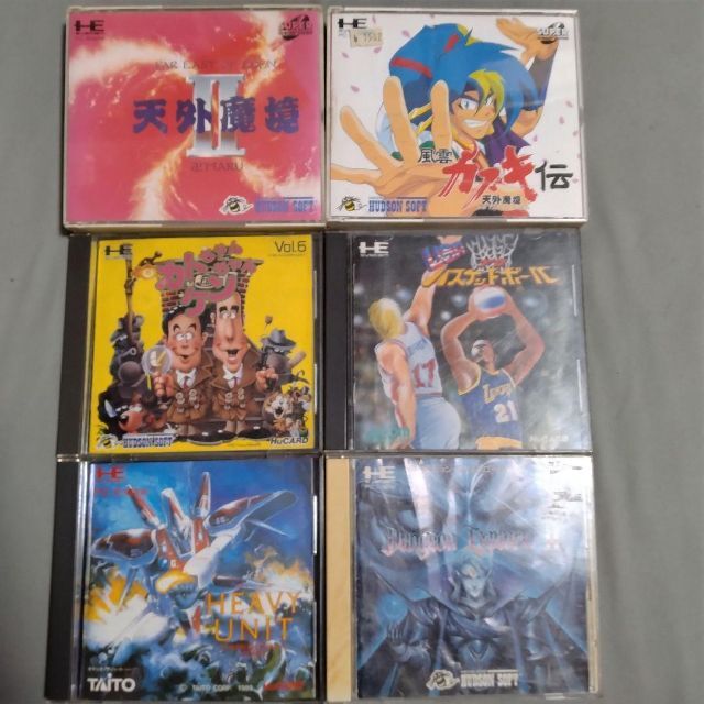 PCエンジン ソフト6本セット エンタメ/ホビー ゲームソフト/ゲーム機