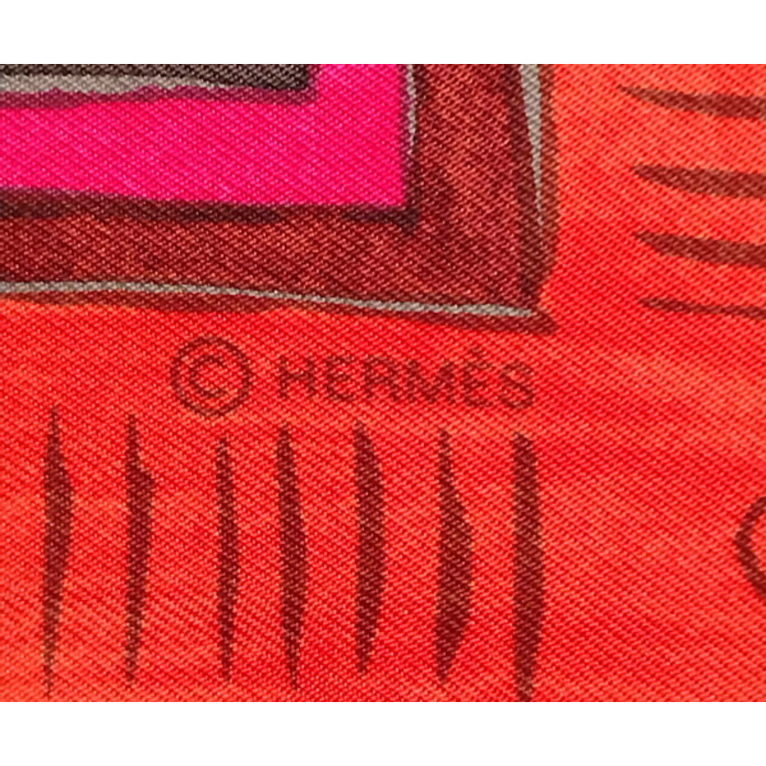 HERMES エルメス シルク スカーフ カレ90 BELOVED INDIA 深いインドの