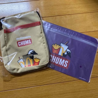 チャムス(CHUMS)のマクドナルド福袋　チャムス　2023 chums ポーチ　ジッパー(ノベルティグッズ)