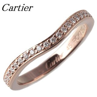 カルティエ(Cartier)のカルティエ ダイヤリング バレリーナ ウェディング ハーフ #45【10374】(リング(指輪))
