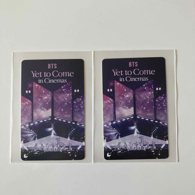 BTS 映画 Yet to Come ムビチケ 2枚 エンタメ/ホビーのタレントグッズ(アイドルグッズ)の商品写真