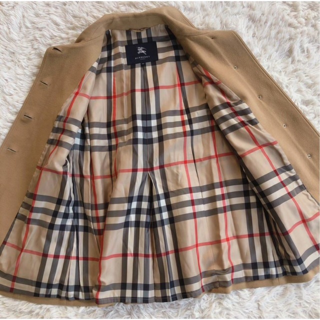 BURBERRY(バーバリー)の★定価20万超♪未使用に近い極美品♪Burberry  ウールコート★ レディースのジャケット/アウター(ピーコート)の商品写真