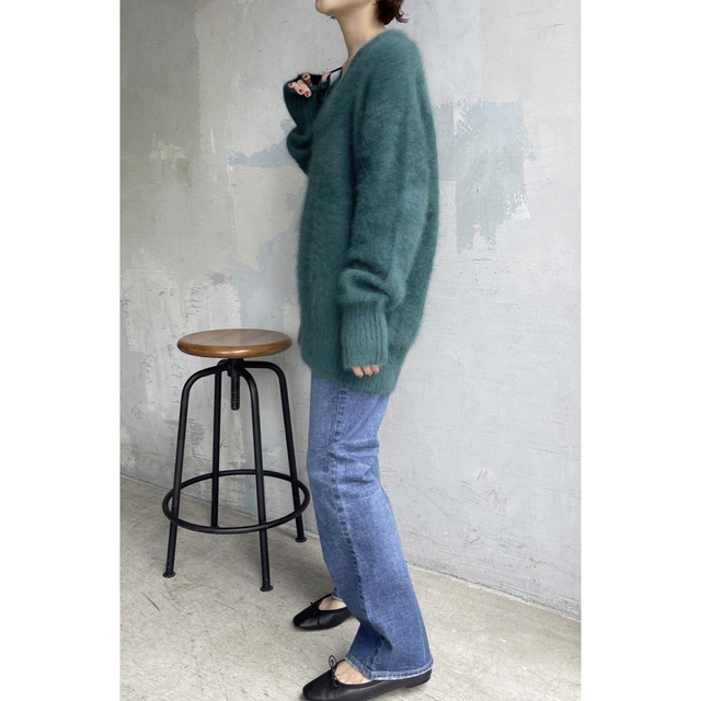 Spick & Span ファーニットVネックプルオーバー