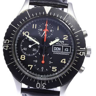 シン(SINN)の☆良品 【Sinn】ジン ミリタリー パイロット クロノグラフ デイデイト 156B 自動巻き メンズ_721351(腕時計(アナログ))