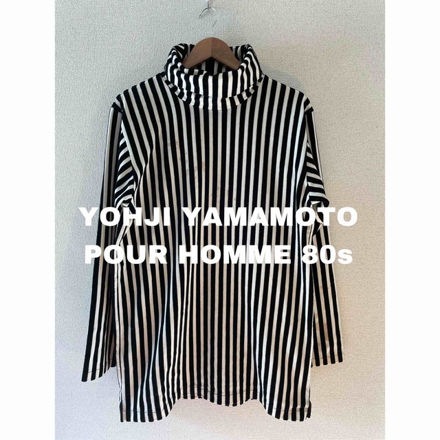 YOHJI YAMAMOTO POUR HOMME タートルネックカットソートップス