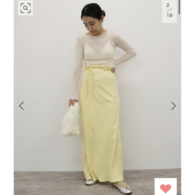 EDIT.FOR LULU(エディットフォールル)のbaserange brid skirt  レディースのスカート(ロングスカート)の商品写真