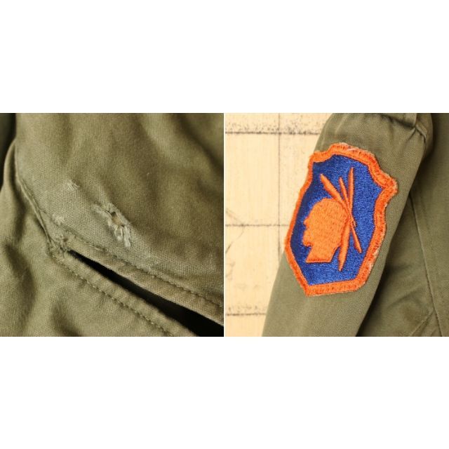 50s USARMY トレンチ コート MEDIUM ミリタリー米軍 aw139 メンズのジャケット/アウター(トレンチコート)の商品写真