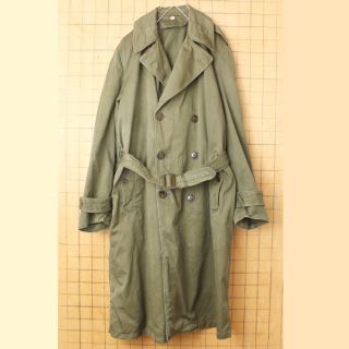 50s USARMY トレンチ コート MEDIUM ミリタリー米軍 aw139(トレンチコート)