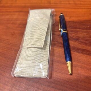 貴重【廃番未使用品】PILOT GRANCE BG-500R-BL》ペンケース付