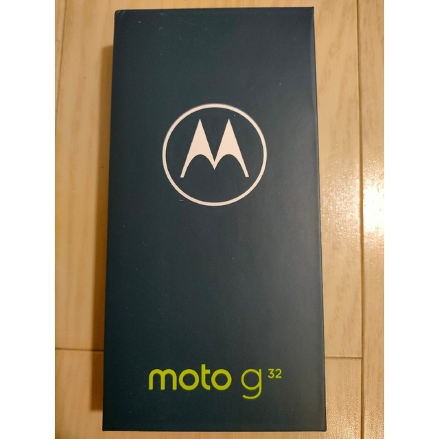 【新品未使用】MOTOROLA スマートフォン moto g32 ミネラルグレイ