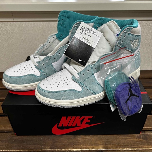 靴/シューズ未使用 NIKE AIR JORDAN 1 HIGH TURBO GREEN