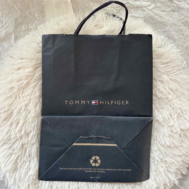 TOMMY HILFIGER(トミーヒルフィガー)の【24時間内発送】tommy hilfiger ショッパー　紙袋　ショップ袋 レディースのバッグ(ショップ袋)の商品写真