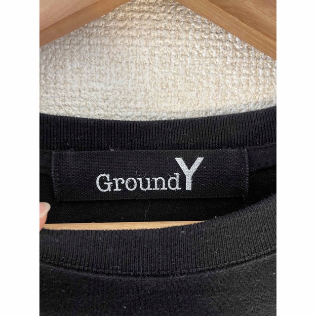 Ground Y(グラウンドワイ)のGround Y グラウンドワイ　ロンT サイングラフィックTシャツ メンズのトップス(Tシャツ/カットソー(七分/長袖))の商品写真