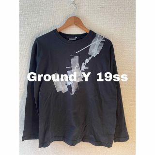 グラウンドワイ(Ground Y)のGround Y グラウンドワイ　ロンT サイングラフィックTシャツ(Tシャツ/カットソー(七分/長袖))