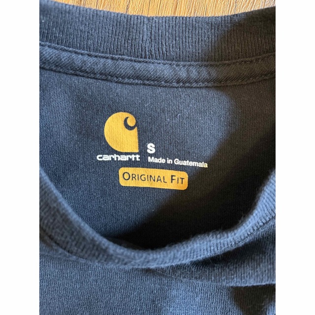 carhartt(カーハート)のcarhartt  カーハート　半袖Tシャツ　ネイビー メンズのトップス(Tシャツ/カットソー(半袖/袖なし))の商品写真