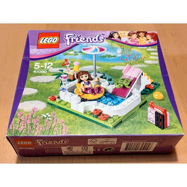 Lego(レゴ)の確認！レゴ★フレンズ オリビアのガーデンプール 41090（中味のみ） 新品 エンタメ/ホビーのおもちゃ/ぬいぐるみ(その他)の商品写真