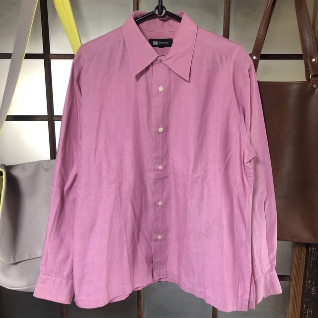 【美品】im product イッセイミヤケ カラードレスシャツ 80s 90s