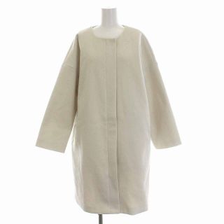 アーバンリサーチ(URBAN RESEARCH)のアーバンリサーチ ITEMS 22AW ノーカラーコート F オフホワイト(その他)