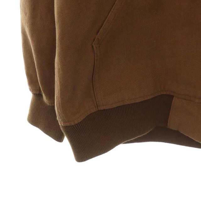 STUSSY(ステューシー)のSTUSSY ダック アクティブジャケット ブルゾン フード ロゴ L 茶 メンズのジャケット/アウター(ブルゾン)の商品写真