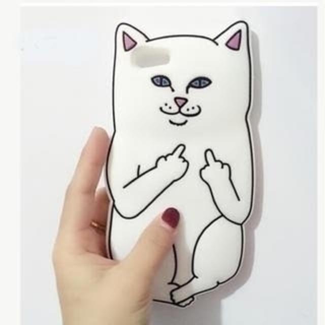 キモかわいい シュールな猫のiphone6 6sケース 白の通販 By ルナ S Shop ラクマ