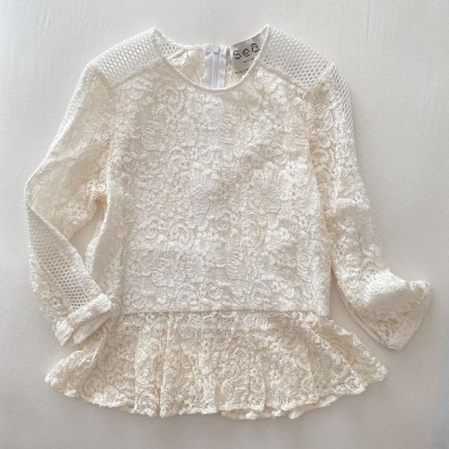 Sea New York シーニューヨーク レース ブラウス 異素材ミックス M