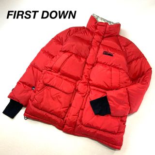 美品 FIRST DOWN ダウンジャケット リバーシブル 肉厚 極暖 (Ｌ)