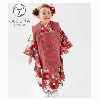 KAGURA 七五三 三歳　着物セット(和服/着物)