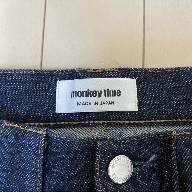 monkey time バックスリット フレア デニム Mサイズ