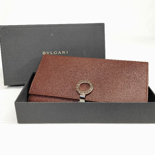 WEB限定】 BVLGARI 【美品級】BVLGARI（ブルガリ）ロゴクリップ 長財布