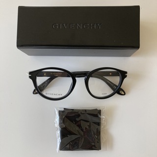ジバンシィ(GIVENCHY)のジバンシィ 眼鏡 メガネフレーム ブラック 新品‼︎(サングラス/メガネ)