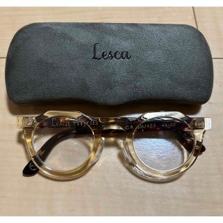 Oliver Peoples - レスカ lesca PICA 424鼈甲ベッコウクリアシャンパン