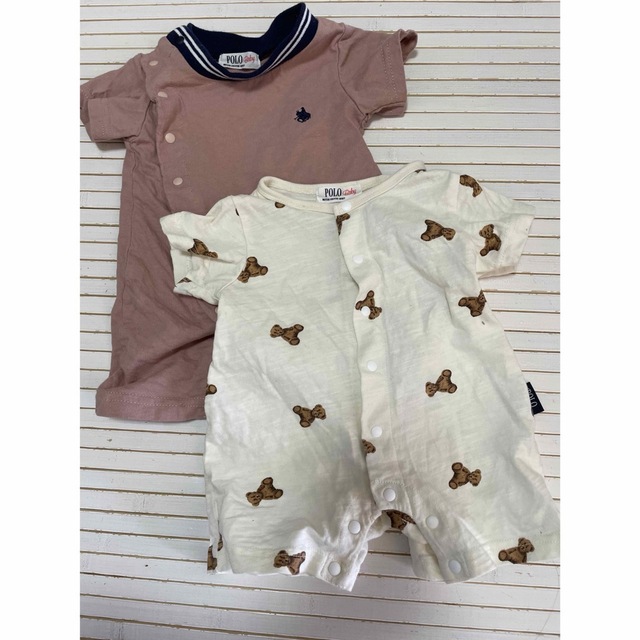 POLO（RALPH LAUREN）(ポロ)のPOLO Baby ショートオール　50-60 キッズ/ベビー/マタニティのベビー服(~85cm)(カバーオール)の商品写真