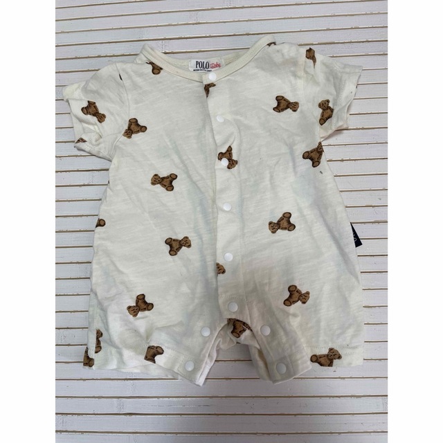 POLO（RALPH LAUREN）(ポロ)のPOLO Baby ショートオール　50-60 キッズ/ベビー/マタニティのベビー服(~85cm)(カバーオール)の商品写真