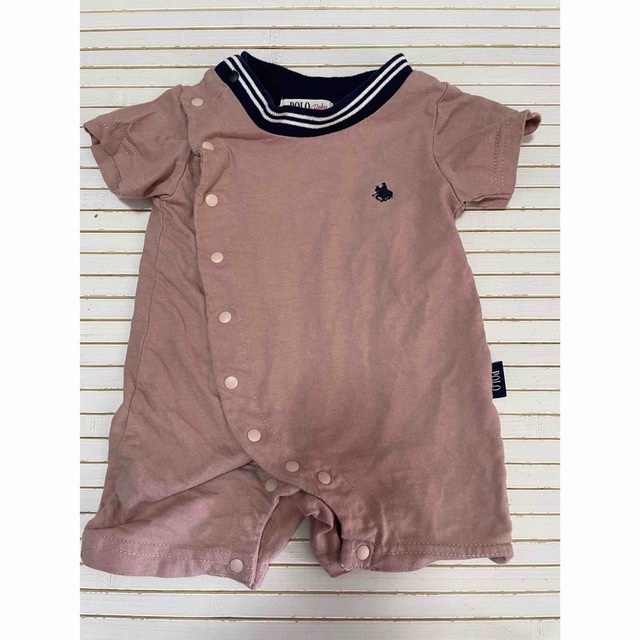 POLO（RALPH LAUREN）(ポロ)のPOLO Baby ショートオール　50-60 キッズ/ベビー/マタニティのベビー服(~85cm)(カバーオール)の商品写真