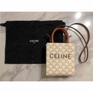 セリーヌ(celine)の【超美品】ミニ バーティカル トリオンフ キャンバス (ショルダーバッグ)