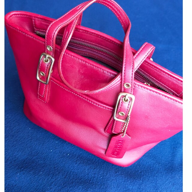 COACH - OLD COACH ワインレッド ソフト上質本革レザーの通販 by