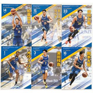 B.LEAGUE BBM カード 2022 　滋賀レイクス　6枚セット(シングルカード)