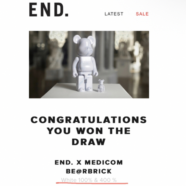 ベアブリック END. x MEDICOM BE@RBRICK | hartwellspremium.com