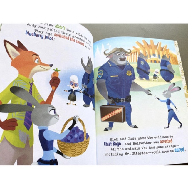 Disney(ディズニー)のディズニー英語絵本　洋書　ストーリーブック　ZOOTOPIA　ズートピア エンタメ/ホビーの本(絵本/児童書)の商品写真