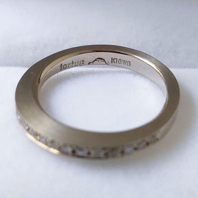 トルチュ ダイヤモンド エタニティ リング K18CG 0.160ct 3.8g univ
