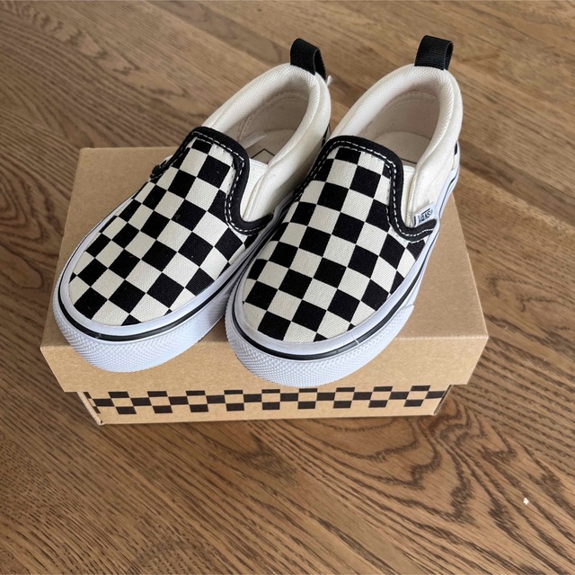 VANS(ヴァンズ)の【Mr.Charles様専用】VANS   KIDS  14cm 箱付き キッズ/ベビー/マタニティのベビー靴/シューズ(~14cm)(スニーカー)の商品写真