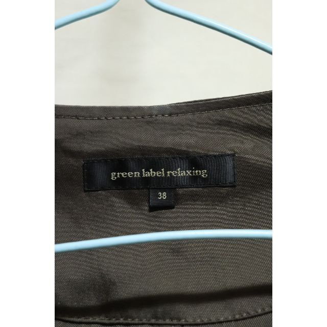 UNITED ARROWS green label relaxing(ユナイテッドアローズグリーンレーベルリラクシング)のプロフ必読グリーンレーベルリラクシングミリタリーシャツJK/アローズ良品38 レディースのジャケット/アウター(ミリタリージャケット)の商品写真