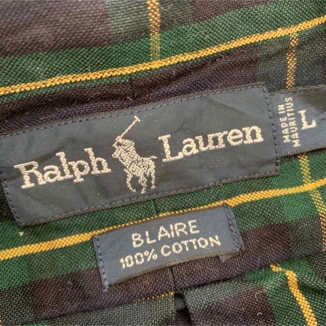 Ralph Lauren(ラルフローレン)のラルフローレン　チェックシャツ　ビンテージ レディースのトップス(シャツ/ブラウス(長袖/七分))の商品写真