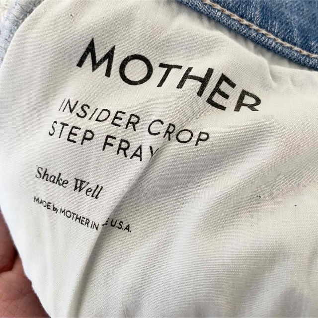 MOTHER INSIDER CROP Shake Well カットオフ デニム 商品の状態