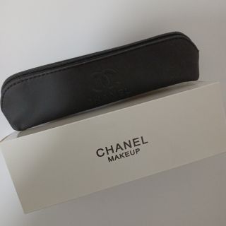 本物保証 CHANEL コスメカウンター メイクツール アクリルケース ブラシ