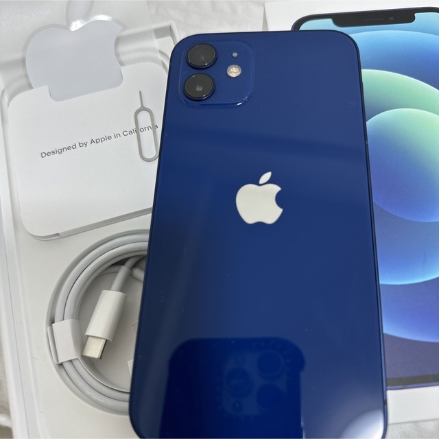 驚きの値段で iPhone - iPhone 12 128GB blue スマートフォン本体