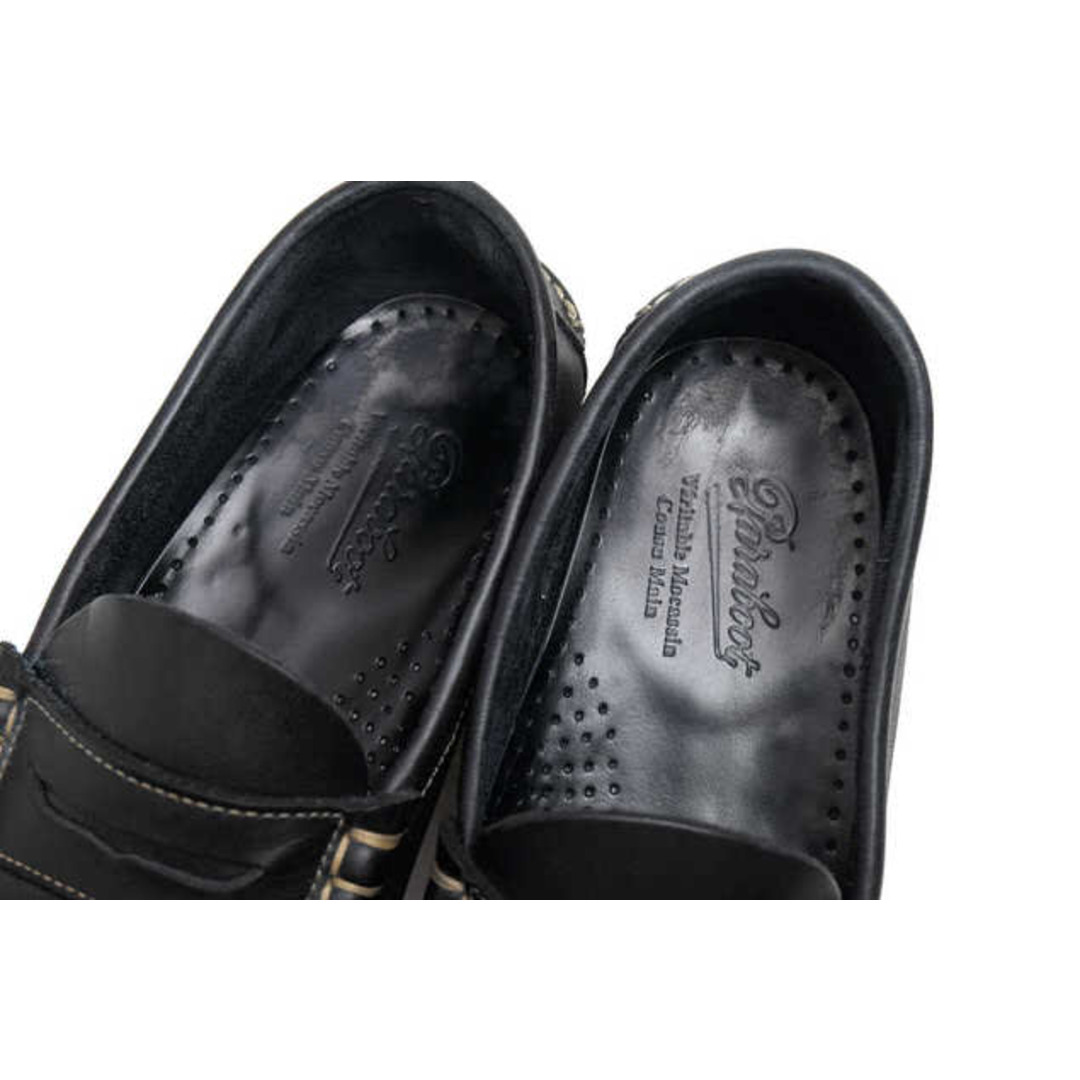 Paraboot(パラブーツ)のパラブーツ／Paraboot シューズ デッキシューズ 靴 メンズ 男性 男性用レザー 革 本革 ネイビー 紺  093606 CORAUX コロー MARINE ビーフロール スリッポン メンズの靴/シューズ(ドレス/ビジネス)の商品写真