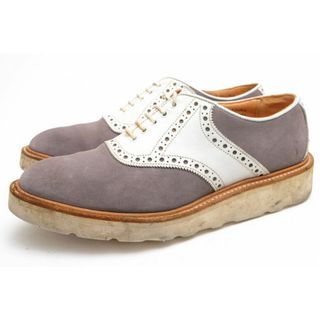 トリッカーズ(Trickers)のトリッカーズ／Tricker's シューズ 靴 メンズ 男性 男性用スエード スウェード レザー 革 本革 ホワイト 白  M7266 Oxford Saddle Shoes グッドイヤーウェルト製法 Vibramソール サドルシューズ(その他)